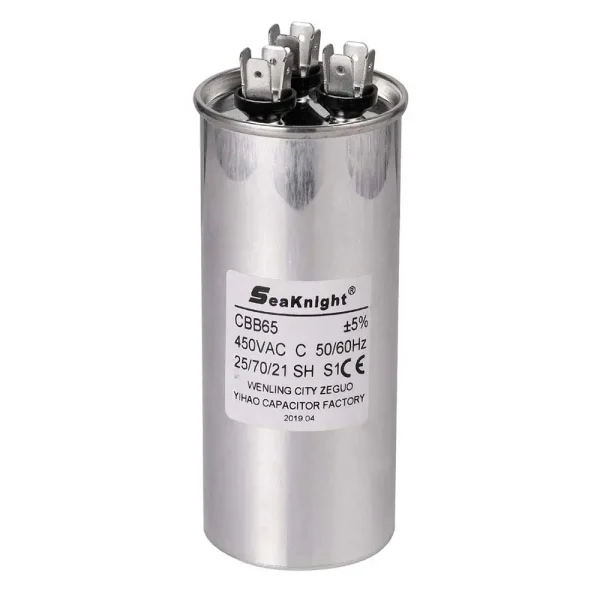 Capacitor de marcha en 370/440V para compresores