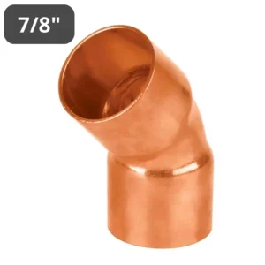 Codo de cobre 7/8 x 45°
