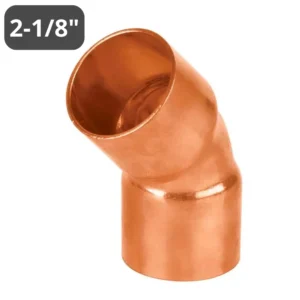 Codo de cobre 2-1/8 x 45°