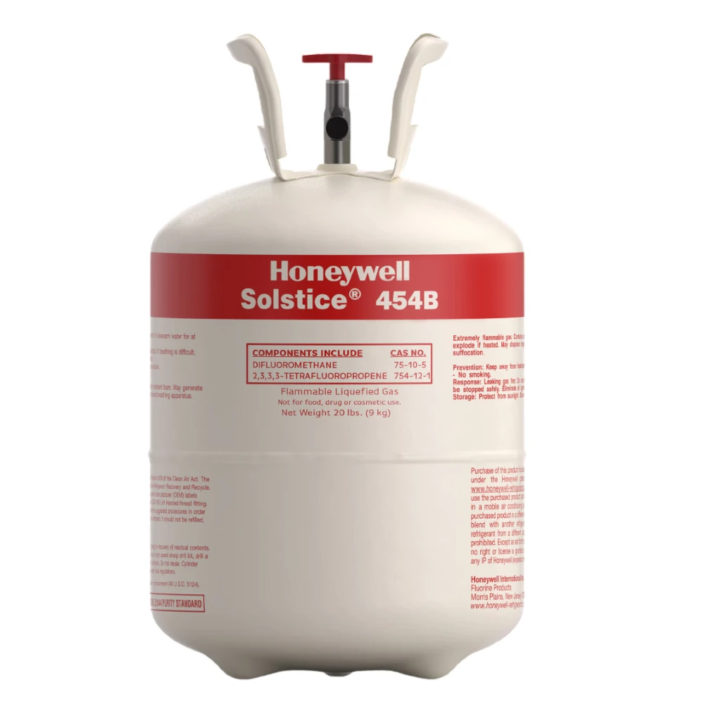 Gas Refrigerante R-454B, tanque de 20 Lbs/9 Kgs, ref. 10671499 SOLSTICE, HONEYWELL