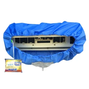 Bolsa tipo embudo para limpieza de unidades split 24K & 36K (Azul), modelo WPC-320H, JOLUTECH