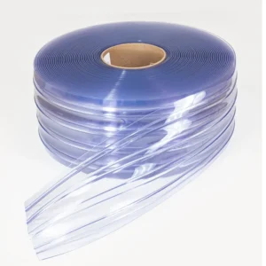 Cortina plastica para cuarto frío, reforzada, 8" x .070, (PIE), mnodelo TMI 12-08-080-300C