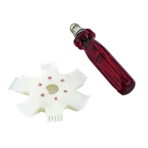 Peinilla peine plastica para coil, aletas 8, 9, 10, 12, 14 & 15 pulg., modelo LT-351