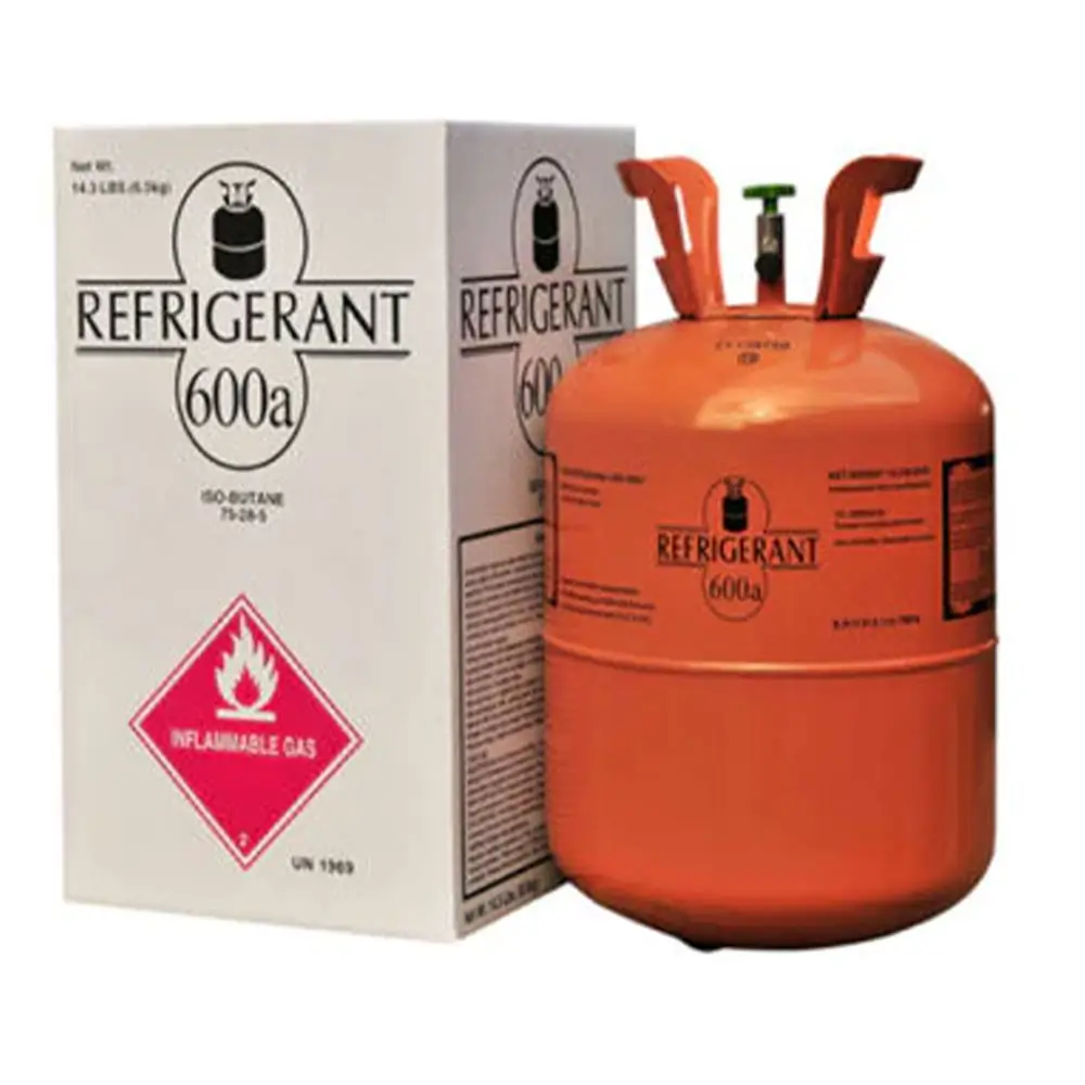 Gas Refrigerante R-600A, tanque de 14.3 Ibs/6.5 Kgs