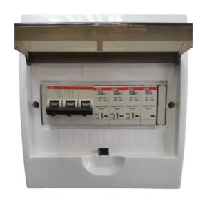 Caja protectora ABB, supresor de voltaje, conexión delta tipo II 480VAC