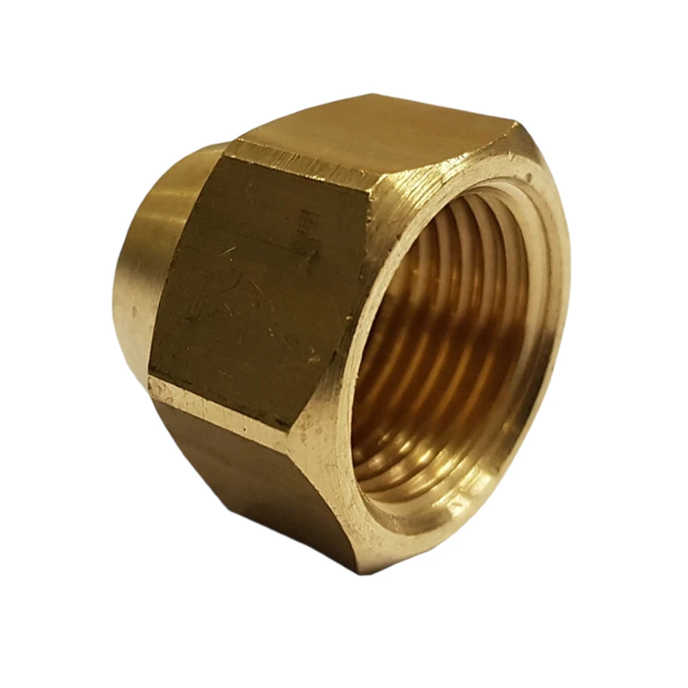 Tuerca bronce 1/2, flare, modelo JT-SN-8, JOLUTECH