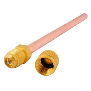 Valvula de carga 1/4 x 5cm (rabo de carga), modelo LT650A, JOLUTECH